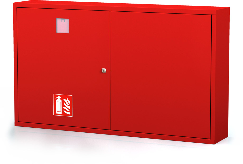 Interior cabinets for fire extinguishers 700 x 1200 x 250